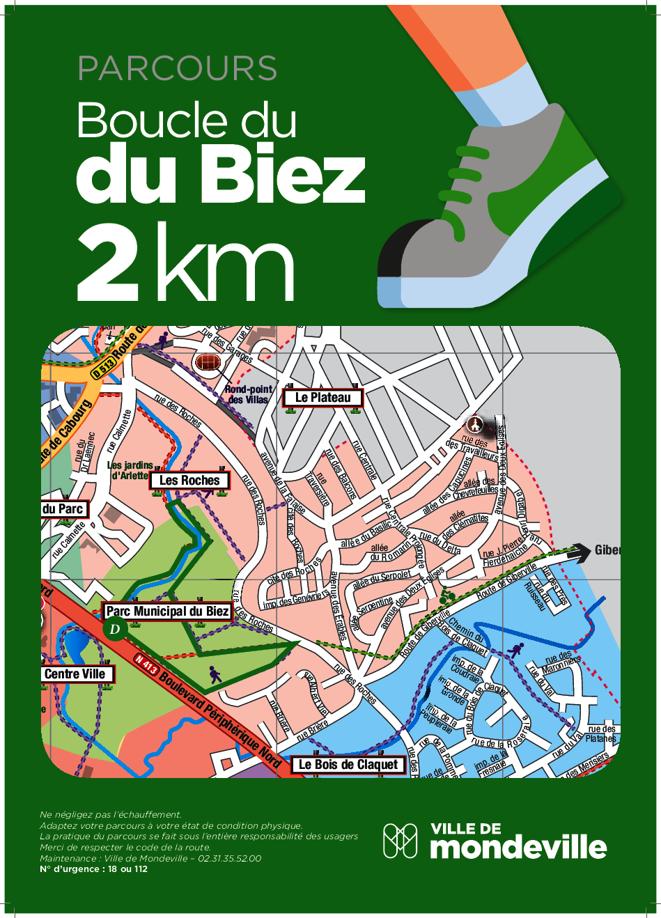 Parcours du Biez 2 km