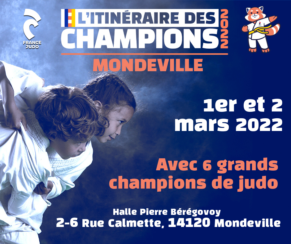 Itinéraire des Champions : Mondeville reçoit 6 grands champions de Judo