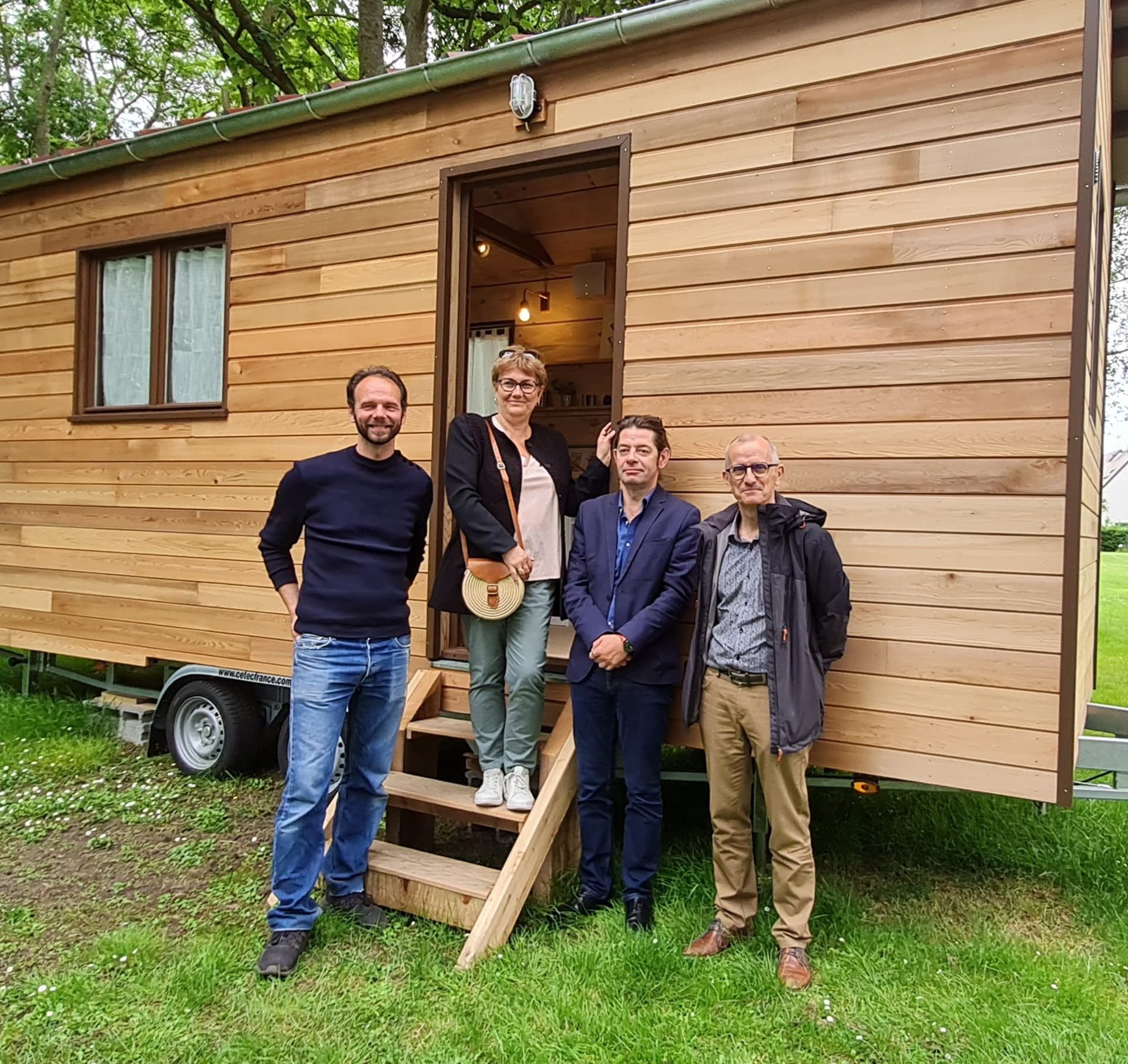 Une Tiny House mise à disposition pour un travailleur saisonnier à l’Espace Pierre Soismier de Mondeville