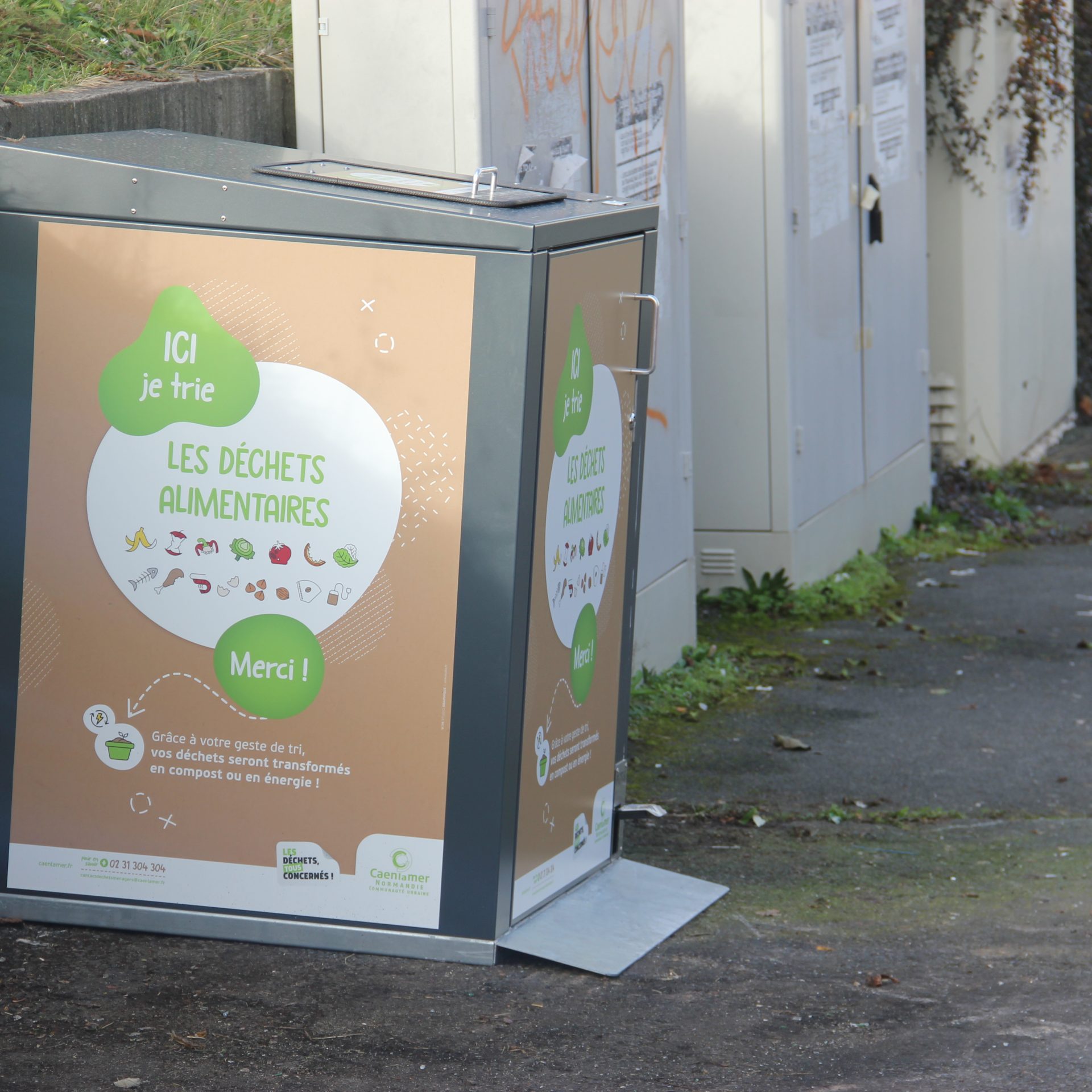 Compostez vos déchets fermentescibles : bornes d’apport volontaire