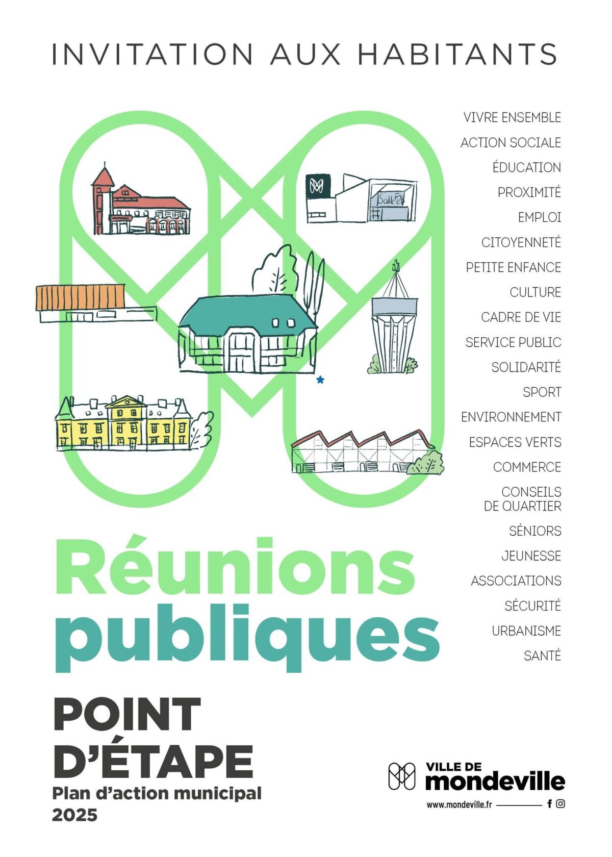 REUNIONS PUBLIQUES : POINT D’ÉTAPE DU MANDAT 2020>2026