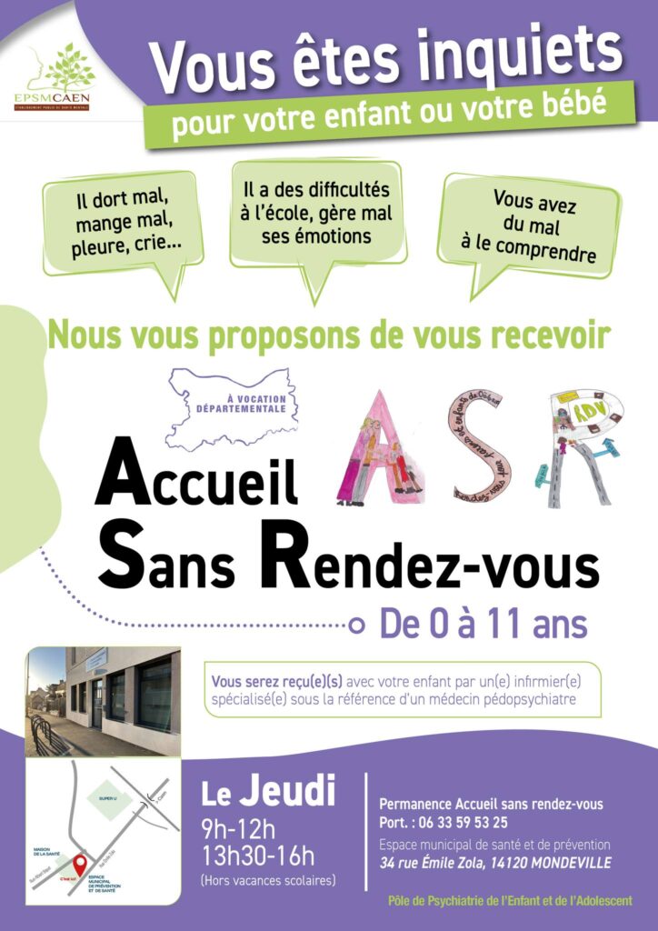 flyer ASR espace municipal de prévention et de santé de Mondeville