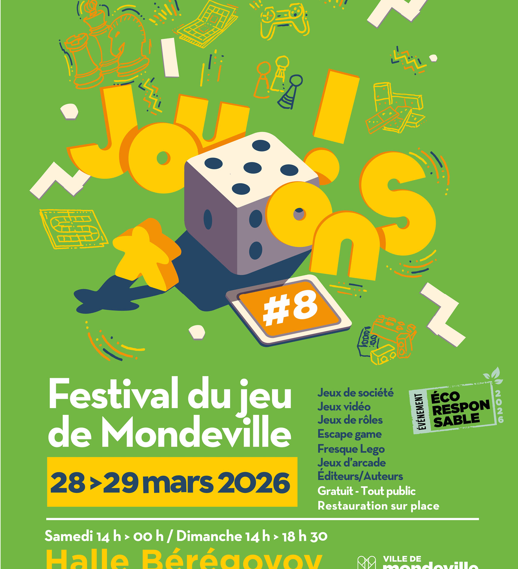 Festival du jeu JOUONS! à Mondeville : 2 jours pour jouer sans limite !