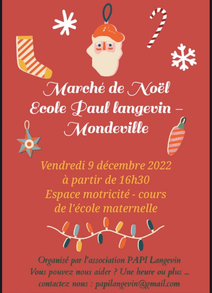 Marché de Noël de l'école Paul Langevin