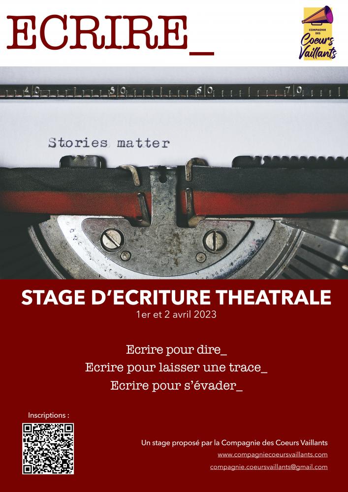 Stage d’écriture théâtrale