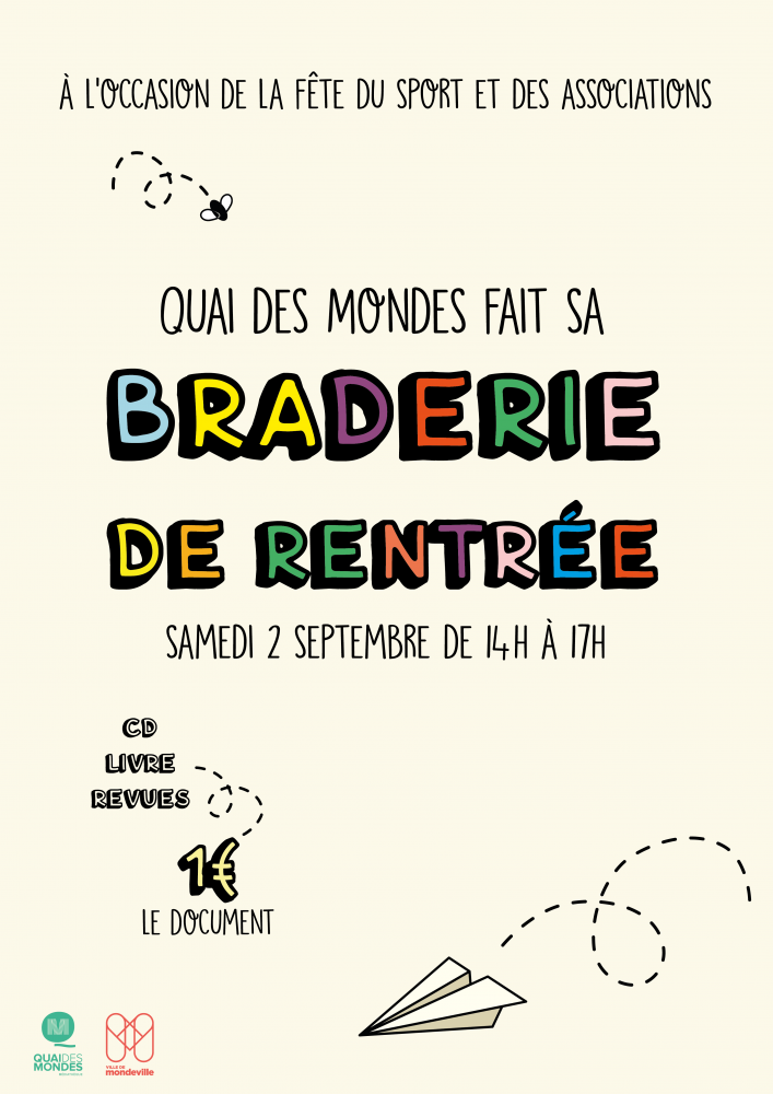 Braderie de rentrée Braderie de rentrée