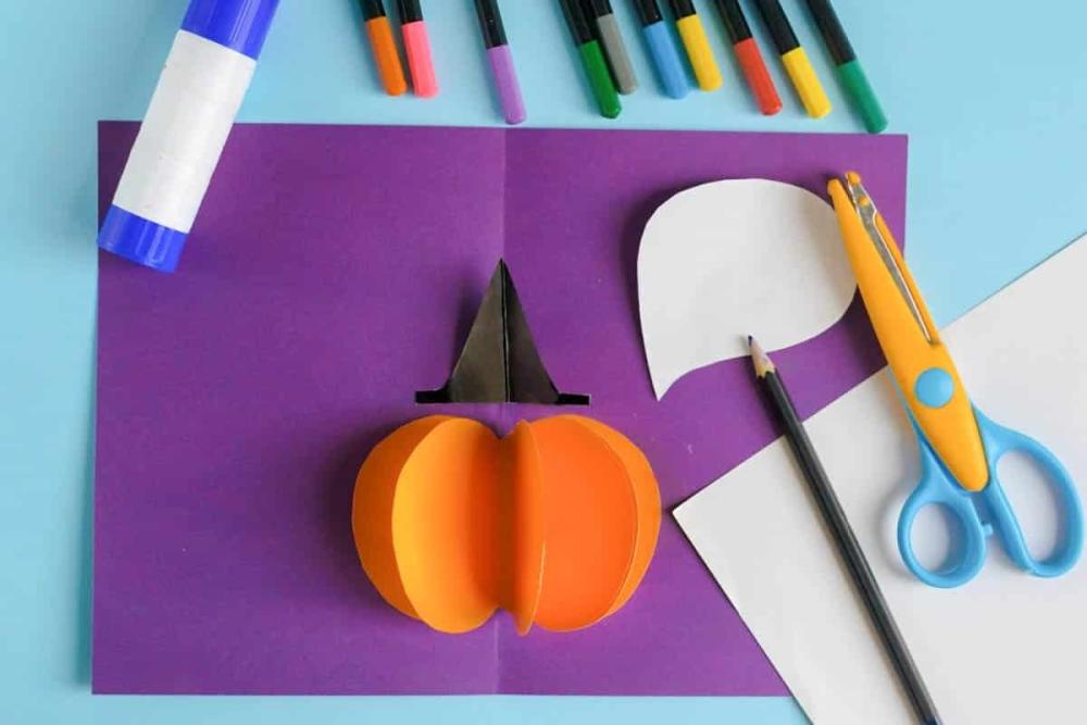 Carte d’Halloween – Carte pop-up