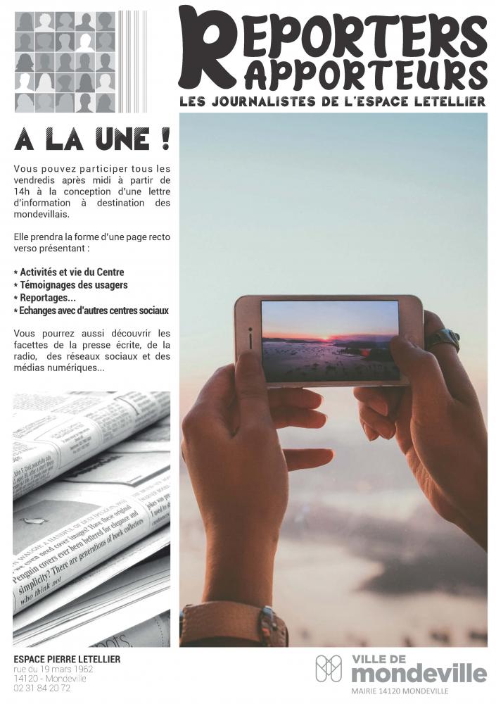 Reporters rapporteurs Reporters rapporteurs