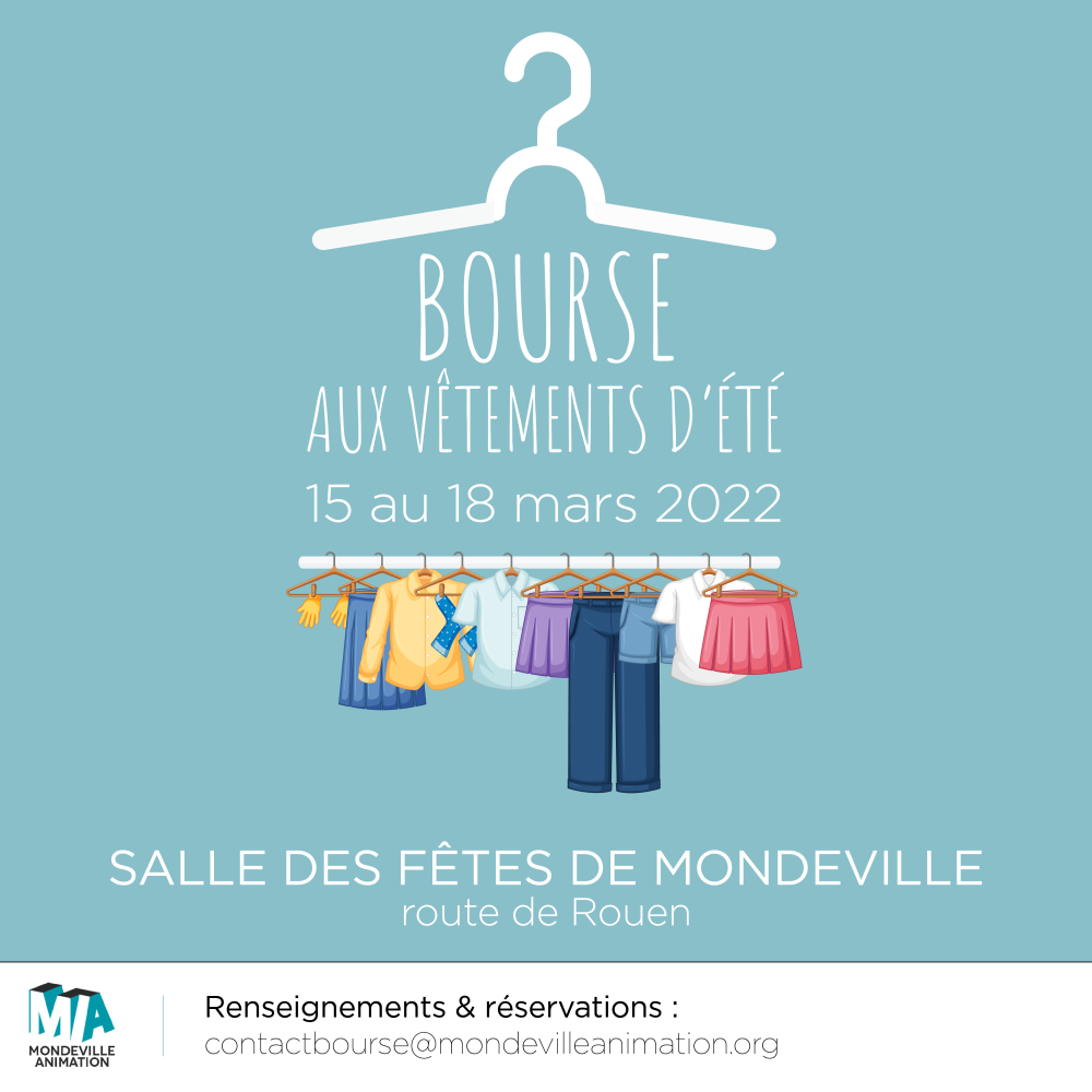 BOURSE AUX VÊTEMENTS D’ÉTÉ