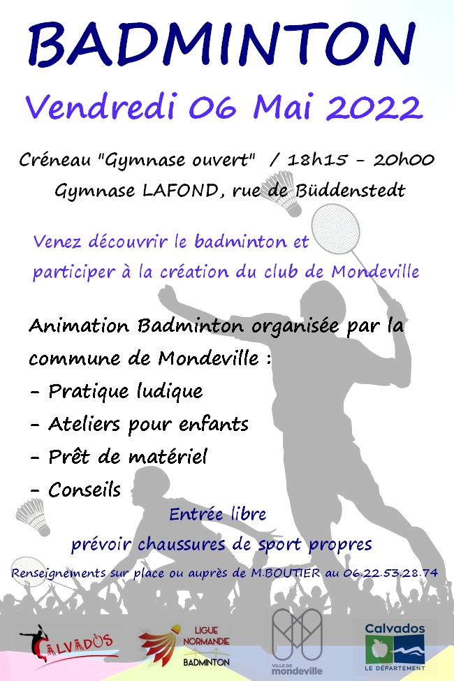 GYMNASE OUVERT SPECIAL BADMINTON