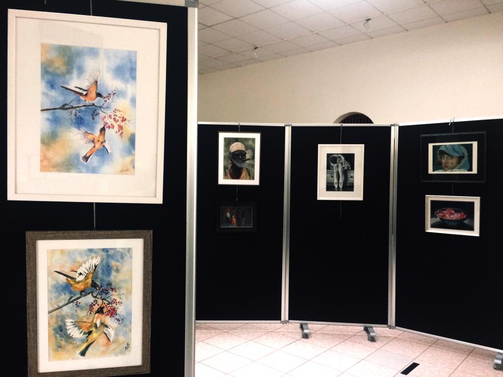 LES ELEVES DES ATELIERS EXPOSENT…
